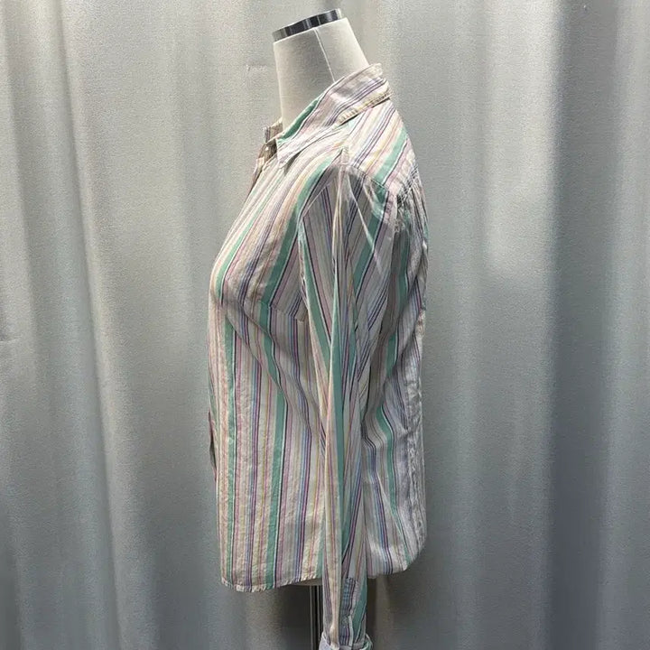 [BUNJANG] Tommy Hilfiger Striped Long Sleeve Shirt / 타미힐피거 스트라이프 긴팔 셔츠