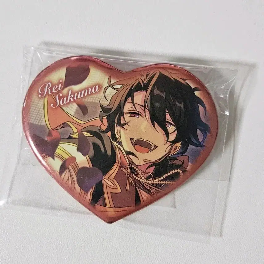 [BUNJANG] Ensemble Stars Rei Opetareta Heart Can Badge / 앙스타 레이 오페레타 하트 캔뱃지 뱃지
