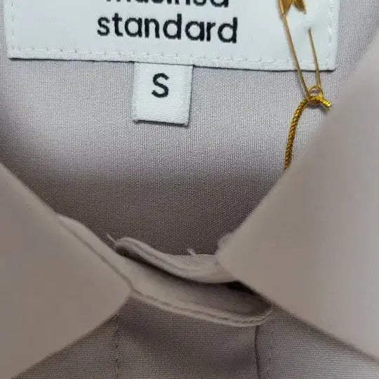 [BUNJANG] Musinsa Standard Light Gray Shirt S / 무신사 스탠다드 라이트 그레이 셔츠 S