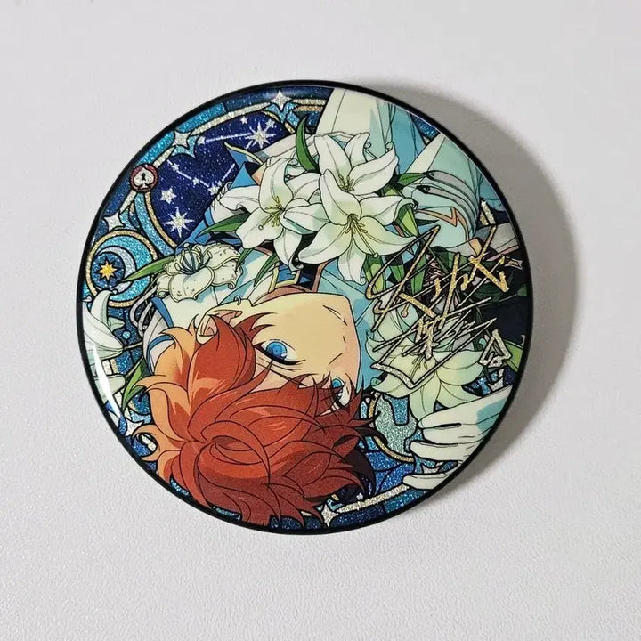[BUNJANG] Ensemble Stars! Hiirro White Lily Chugata Shiko Can Badge / 앙스타 히이로 화이트릴리 중스타 시광 뱃지 캔뱃지