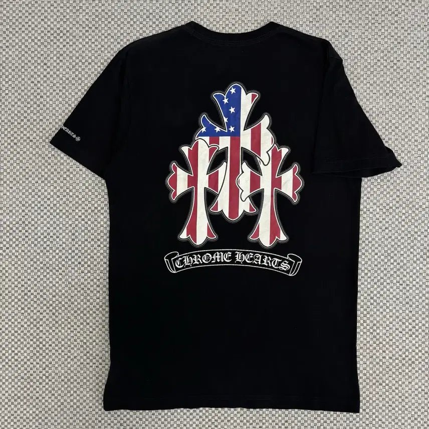 [BUNJANG] Chrome Hearts Flag Short Sleeve T-Shirt / [M]크롬하츠 성조기 반팔티