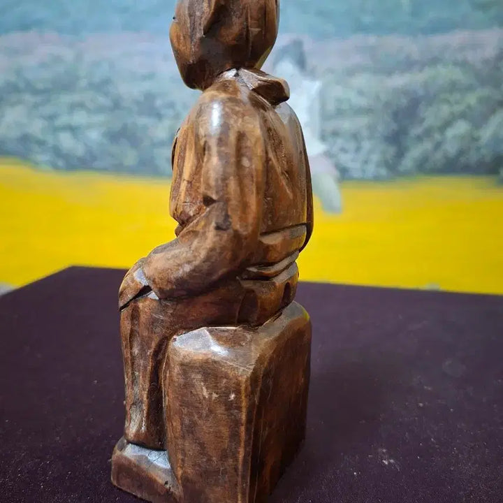 [BUNJANG] Wooden Samshin Halmae Figure / 목조각 삼신할매