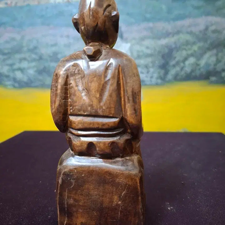 [BUNJANG] Wooden Samshin Halmae Figure / 목조각 삼신할매