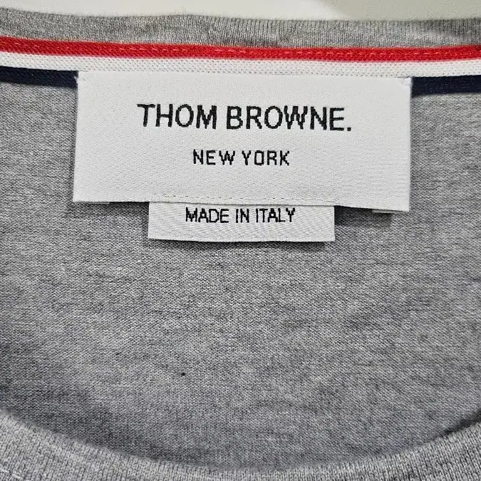 [BUNJANG] Thom Browne Signature T-Shirt / 톰브라운 시그니처 반팔