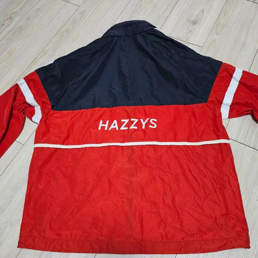 [BUNJANG] Hazzys Two-Tone Color Block Windbreaker Jacket (Navy/Red) / 헤지스 투컬러 배색 바람막이 자켓 (네이비/레드) 3만에 팝니다.
