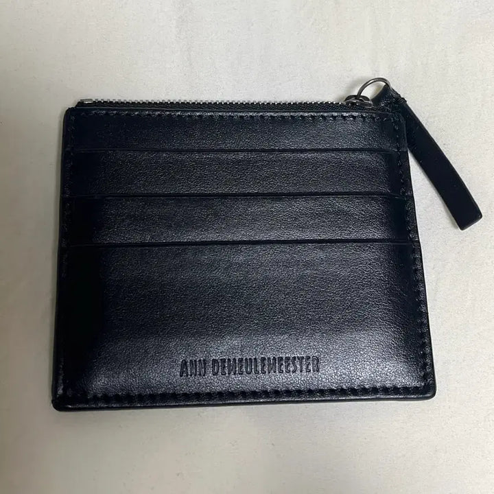 [BUNJANG] AndMultiply Mister Card Wallet Black Leather / 앤드뮐미스터 카드지갑 블랙