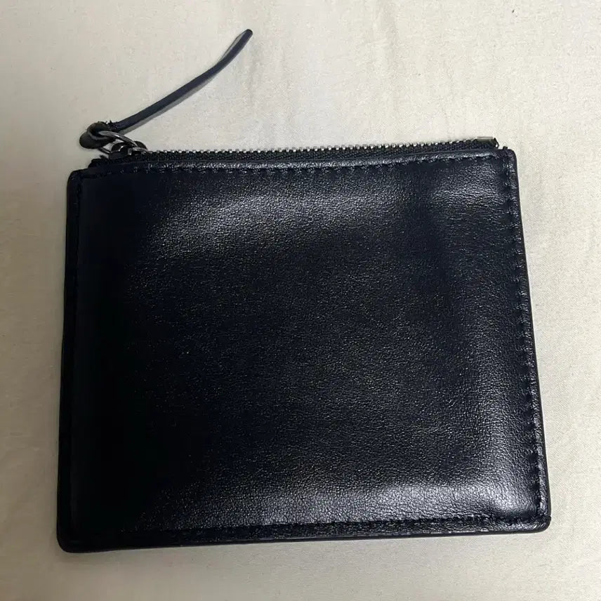 [BUNJANG] AndMultiply Mister Card Wallet Black Leather / 앤드뮐미스터 카드지갑 블랙