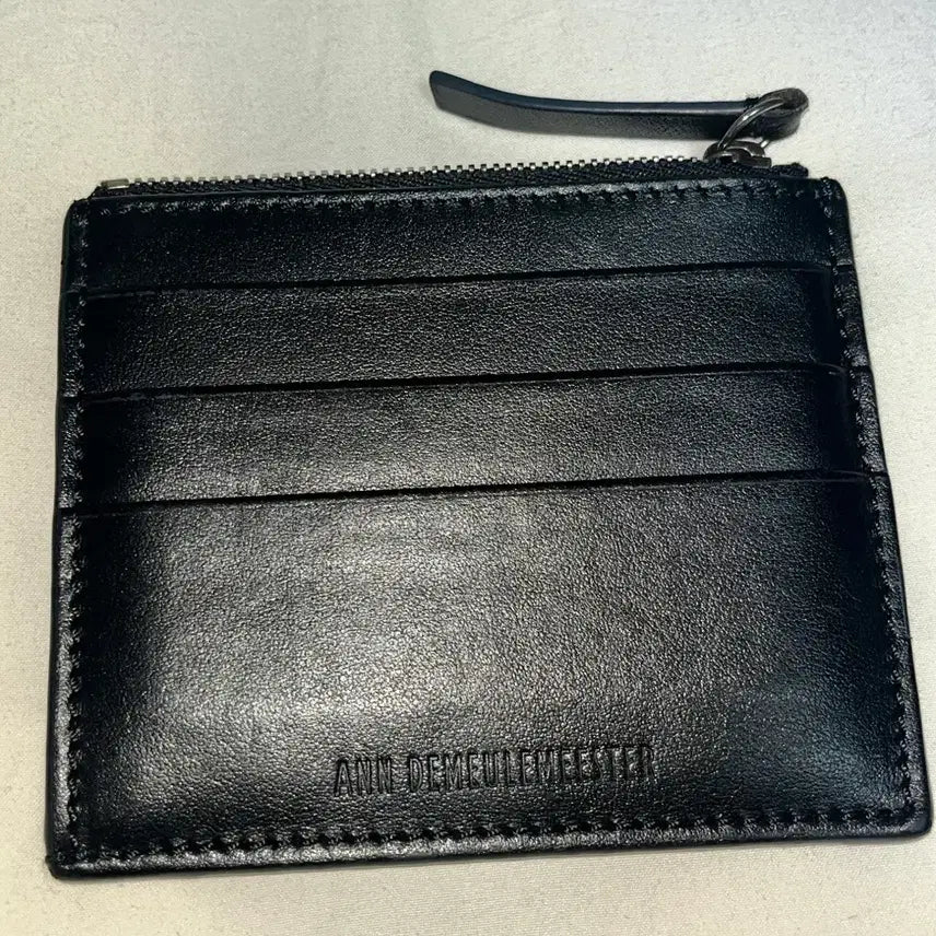 [BUNJANG] AndMultiply Mister Card Wallet Black Leather / 앤드뮐미스터 카드지갑 블랙