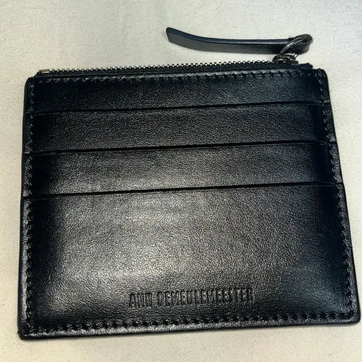 [BUNJANG] AndMultiply Mister Card Wallet Black Leather / 앤드뮐미스터 카드지갑 블랙