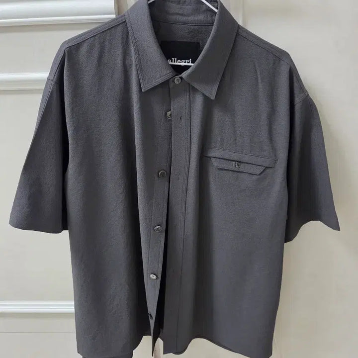 [BUNJANG] Allegri Grey Short Sleeve Shirt Size 50 / 알레그리 그레이 반팔 셔츠 50