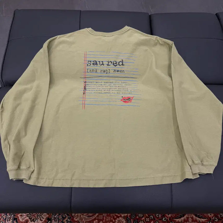 [BUNJANG] Blackout Sauced Long Sleeve T-Shirt XL / (XL) 블랙아웃 사우레드 티셔츠