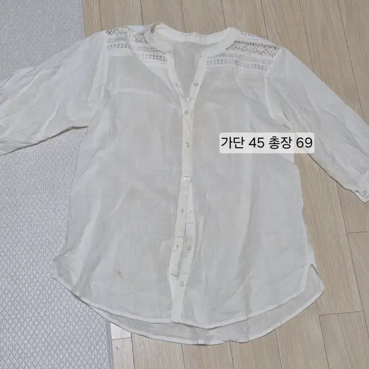 [BUNJANG] Vintage Mori Girl Lace Blouse / 빈티지 모리걸 하구미 레이스 셔츠 블라우스