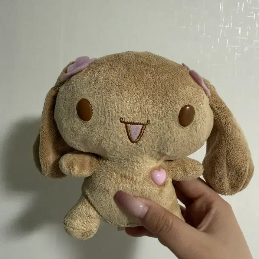 [BUNJANG] Vintage Mocha Heart Plush Doll / 오늘만특가) 고전 모카 하트심장 인형