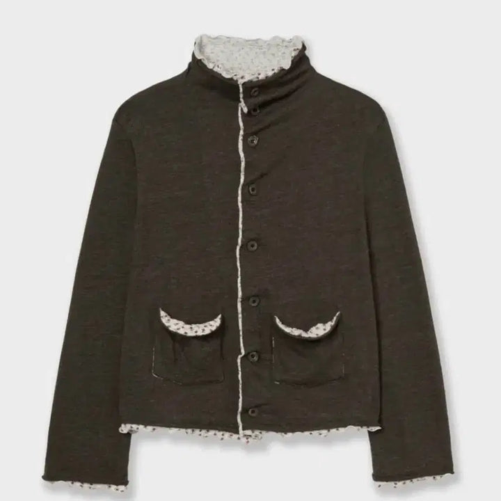 [BUNJANG] Aeae Layered Cardigan Khaki / aeae 레이어드 가디건 카키