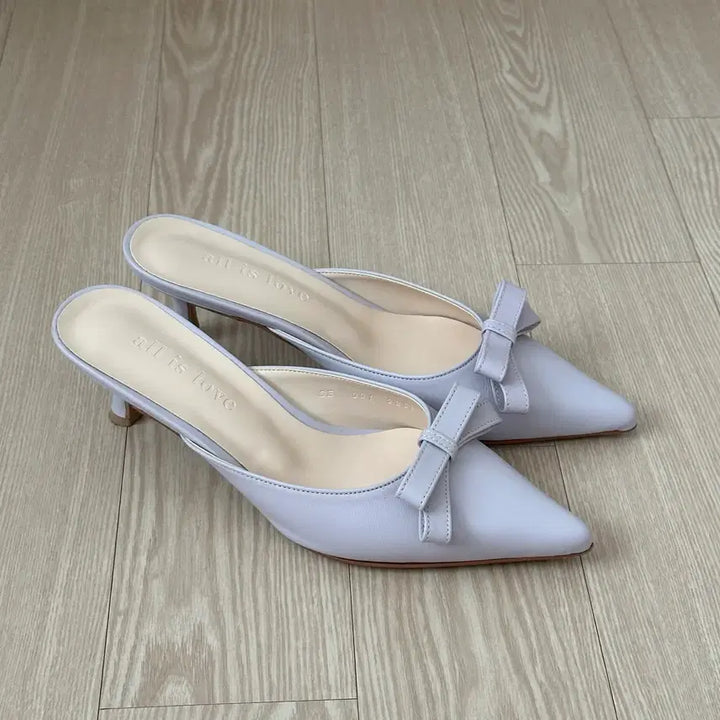 [BUNJANG] Allizlove Ribbon Mule Shoes / 올이즈러브 리본 뮬 225사이즈(1회착용)