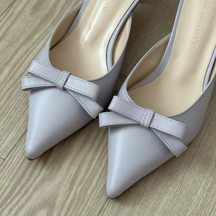 [BUNJANG] Allizlove Ribbon Mule Shoes / 올이즈러브 리본 뮬 225사이즈(1회착용)