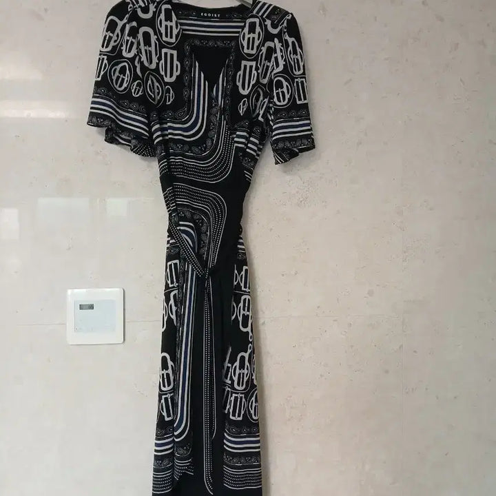 [BUNJANG] EGOIST Chiffon Wrap Dress / 에고이스트 쉬폰 랩원피스