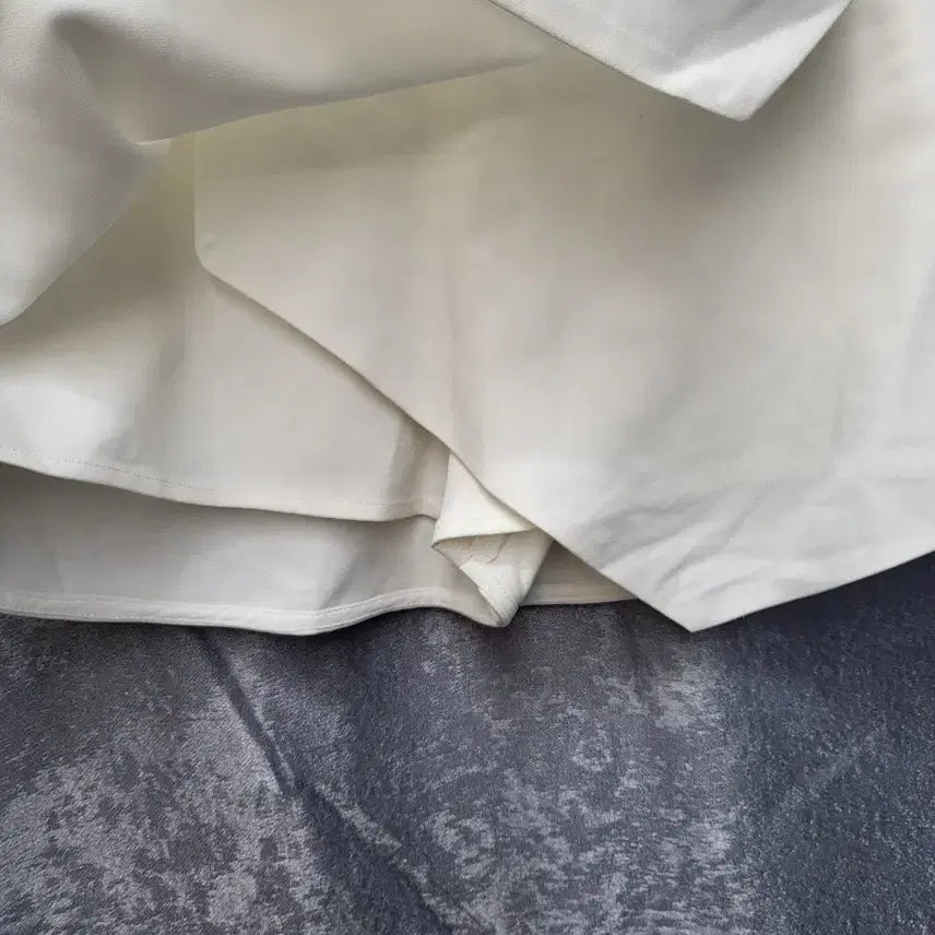[BUNJANG] ZARA Basic Wrap Style Skirt Pants (White) / [ZARA] 자라 베이직 랩 스타일 치마바지 (화이트)