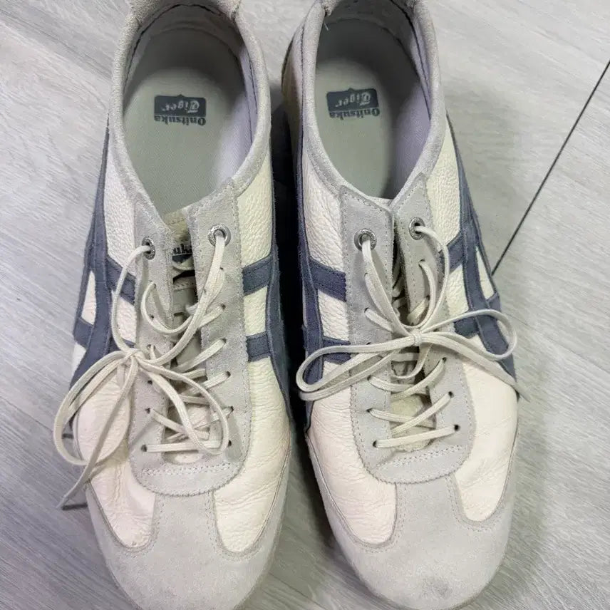 [BUNJANG] Onitsuka Tiger Mexico 66 SD Sneakers White/Gray / 오니츠카 타이거 멕시코66sd