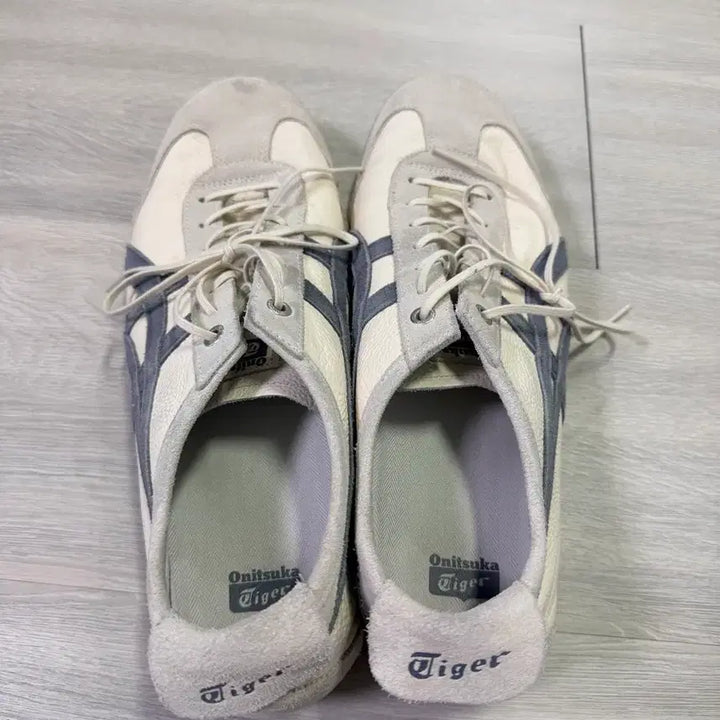 [BUNJANG] Onitsuka Tiger Mexico 66 SD Sneakers White/Gray / 오니츠카 타이거 멕시코66sd