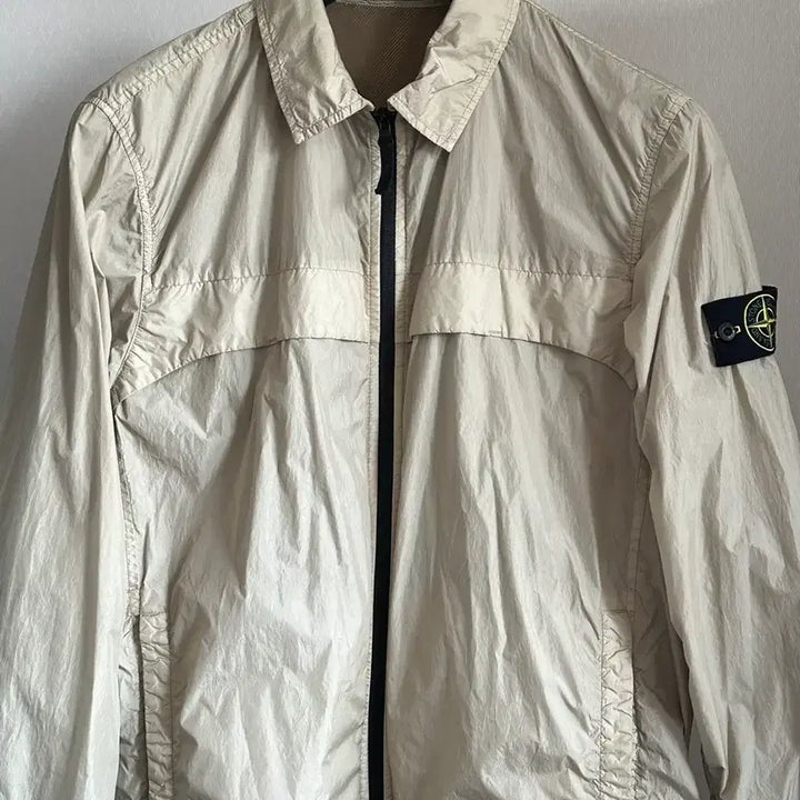 [BUNJANG] Stone Island Garment Crinkle Reps Jacket 24ss Sand Beige XL / 스톤아일랜드 크링클랩스 자켓 24ss XL(105-110)