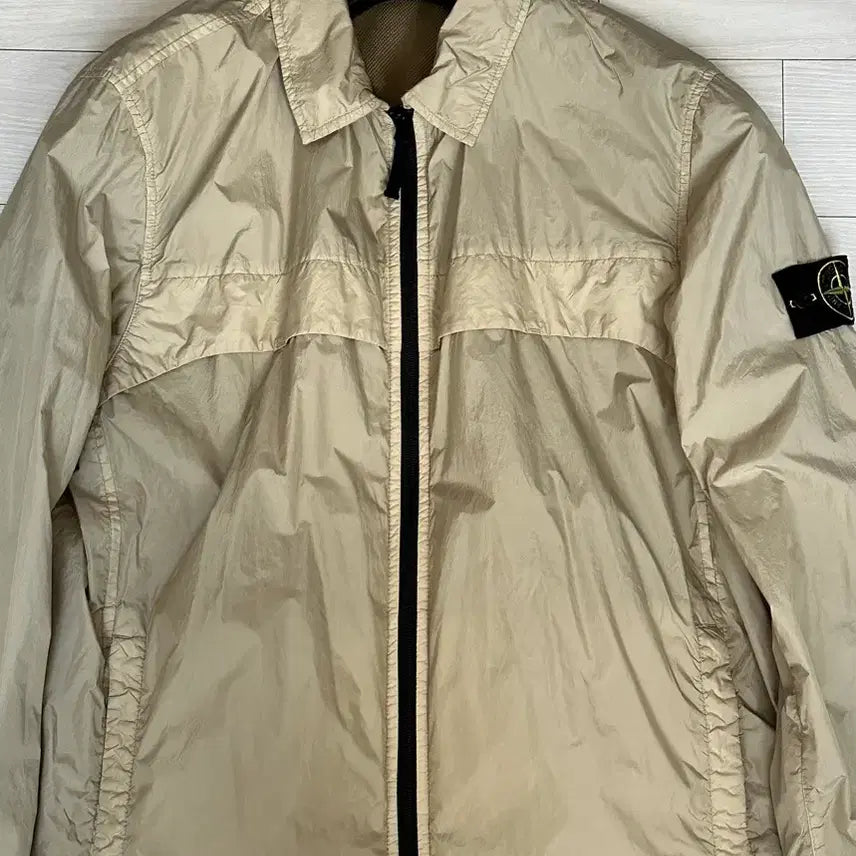 [BUNJANG] Stone Island Garment Crinkle Reps Jacket 24ss Sand Beige XL / 스톤아일랜드 크링클랩스 자켓 24ss XL(105-110)