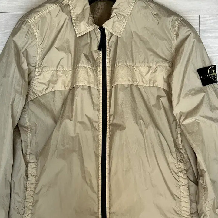 [BUNJANG] Stone Island Garment Crinkle Reps Jacket 24ss Sand Beige XL / 스톤아일랜드 크링클랩스 자켓 24ss XL(105-110)