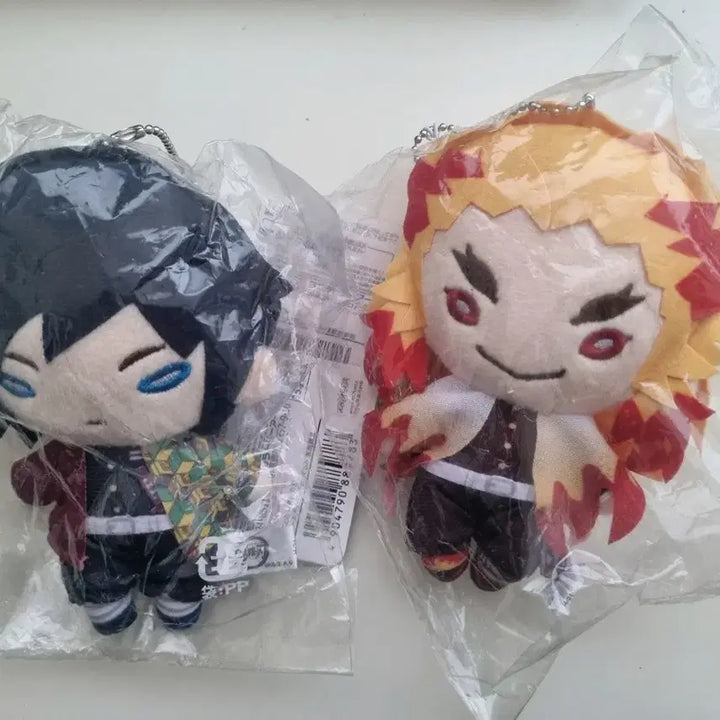 [BUNJANG] Demon Slayer Giyu Rengoku Nitotan Plush Bundle Set / 일괄)귀칼 기유 렌고쿠 니토탄 누이