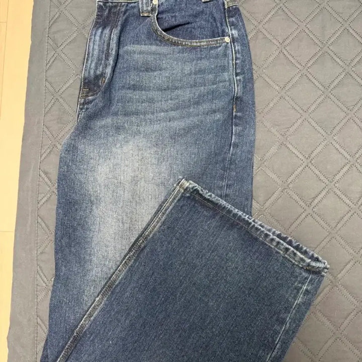 [BUNJANG] Known Wide Denim Pants Blue Size 1 / 노운 와이드 데님 팬츠 블루 1사이즈