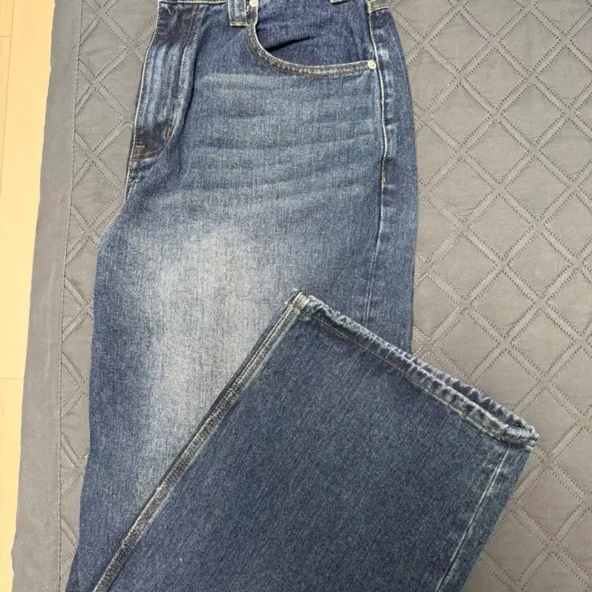 [BUNJANG] Known Wide Denim Pants Blue Size 1 / 노운 와이드 데님 팬츠 블루 1사이즈