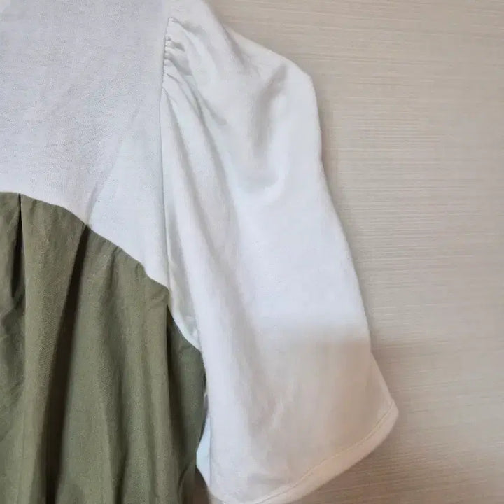 [BUNJANG] Ggoolbukji Short Sleeve One-Piece Dress Khaki / ggoolbukji 반팔 원피스 카키색