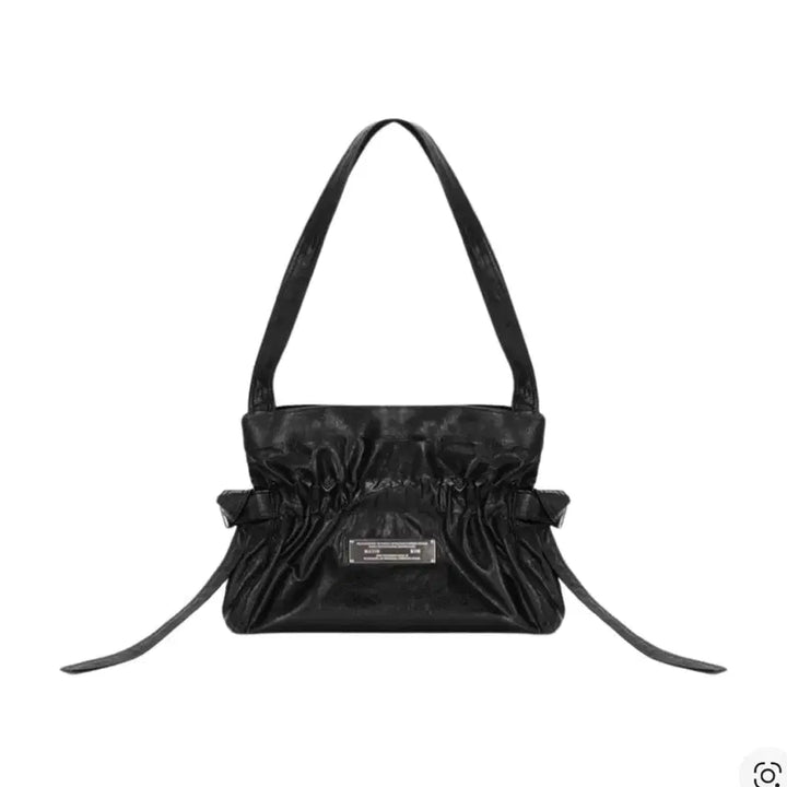 [BUNJANG] Matinkim Pou Leather Seashell Mini Bag Black / 마뗑킴 포우 레더 씨쉘 미니백 블랙(희귀매물)