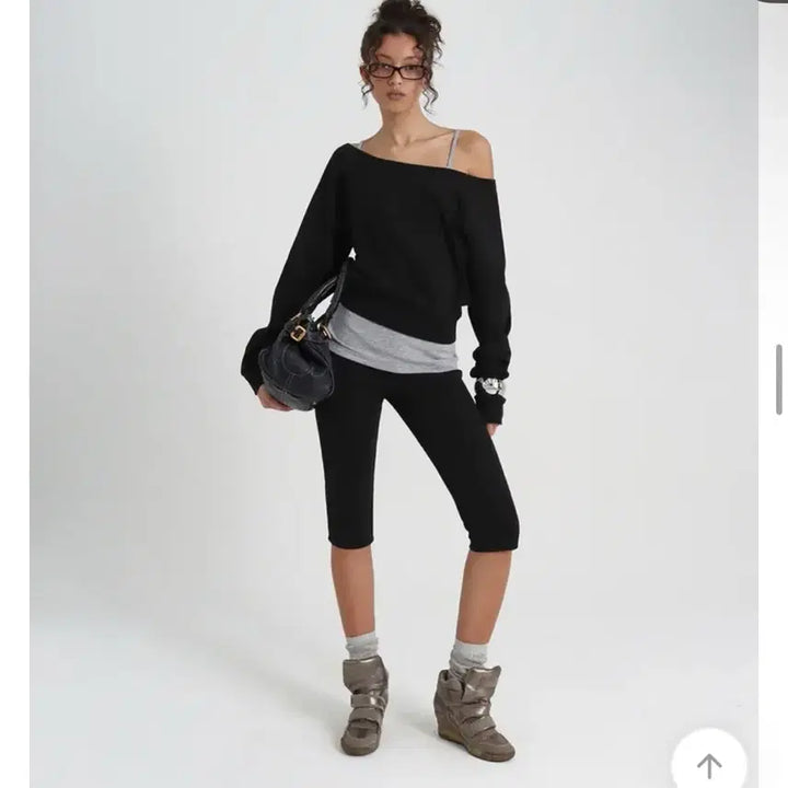 [BUNJANG] Black Up [B-BASIC] Light Sweat Capri Pants / 블랙업 [B-BASIC] 라이트 스웨트 카프리 팬츠