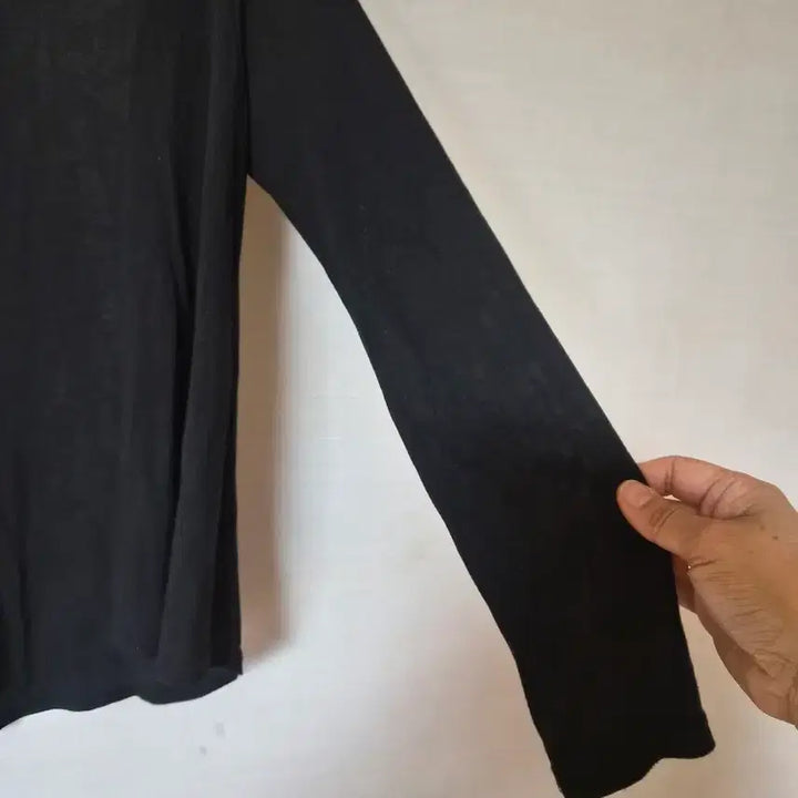 [BUNJANG] Black Open Cardigan - Transitional Outerwear / 블랙 오픈가디건 간절기 아우터