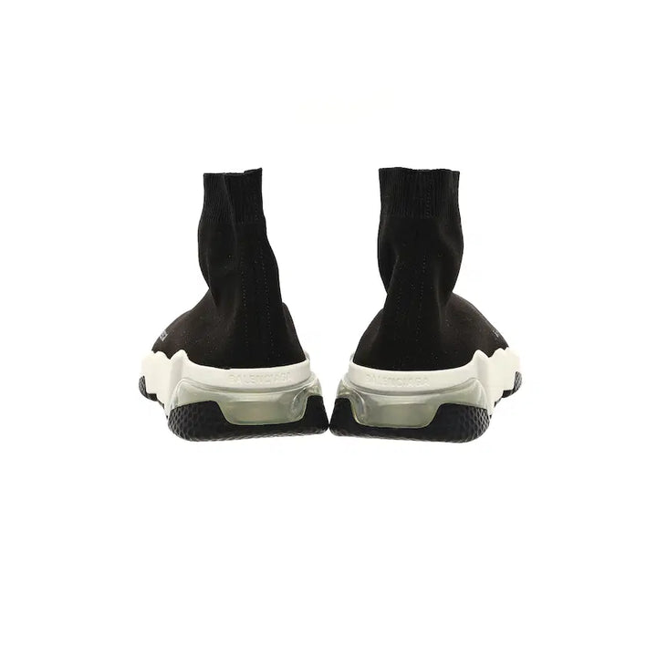 [BUNJANG] Balenciaga Speed Trainer Clear Sole Black White / 발렌시아가 스피드 트레이너 클리어 솔 블랙 화이트