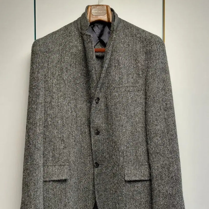 [BUNJANG] Brooks Brothers Harris Tweed Herringbone Blazer 44R / [44R] 브룩스 브라더스 해리스 트위드 헤링본 블레이저(스포츠 코트)