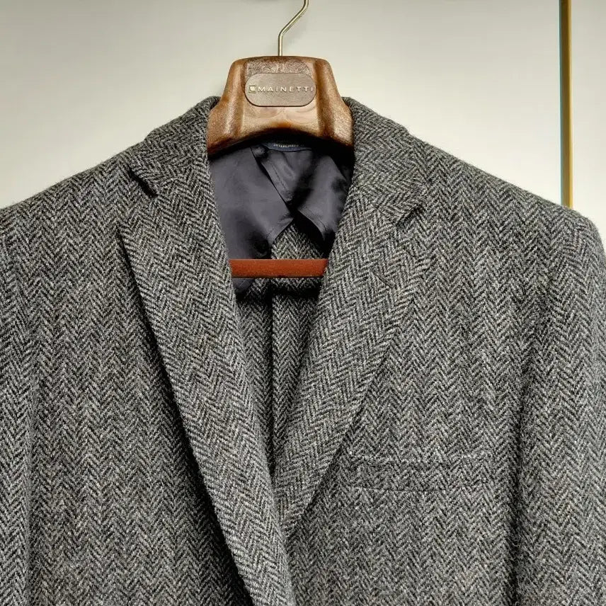 [BUNJANG] Brooks Brothers Harris Tweed Herringbone Blazer 44R / [44R] 브룩스 브라더스 해리스 트위드 헤링본 블레이저(스포츠 코트)