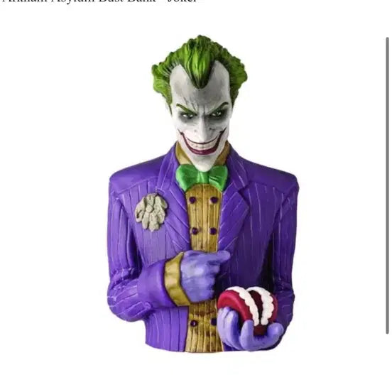 [BUNJANG] Monogram Arkham Asylum Joker Piggy Bank Figure / 배트맨 아캄 어사일럼 조커 저금통 모노그램사 올드 피규어