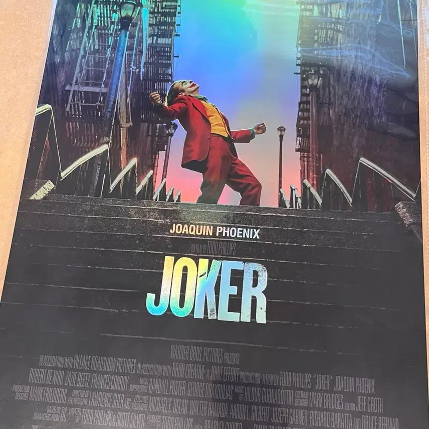 [BUNJANG] Joker Dolby Re-release A3 Poster Official Bonus / 조커1 돌비 재개봉 포스터 Dolby A3 포스터 공식 특전