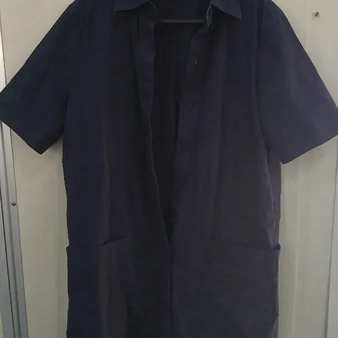 [BUNJANG] COS Navy Short Sleeve Shirt Dress / COS 코스 네이비 반팔 셔츠 원피스
