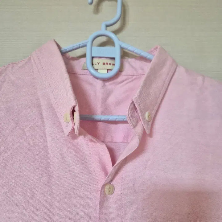 [BUNJANG] Arri Brown Pink Shirt / 어리브라운 핑크 셔츠 남방