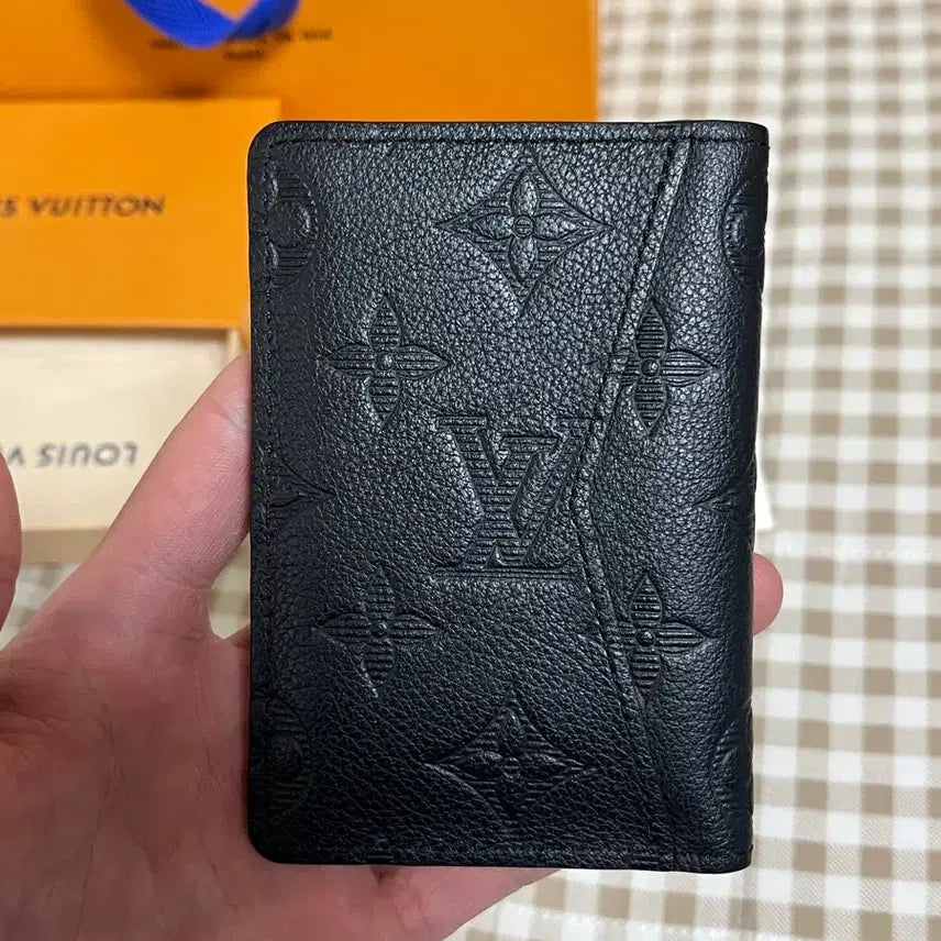 [BUNJANG] Louis Vuitton Pocket Organizer Monogram Shadow Wallet / 루이비통 포켓 오거나이저 모노그램 섀도우 지갑