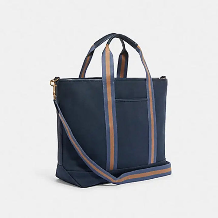 [BUNJANG] Coach Shopper Tote Shoulder Bag Blue / 코치 쇼퍼백 토트백 숄더백 블루 새상품