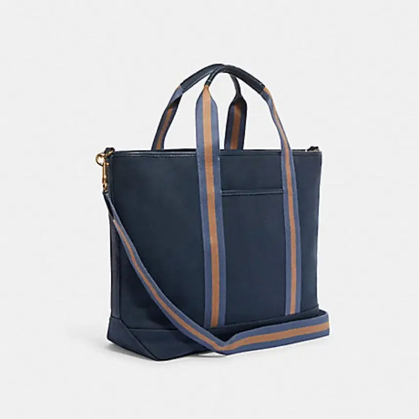 [BUNJANG] Coach Shopper Tote Shoulder Bag Blue / 코치 쇼퍼백 토트백 숄더백 블루 새상품