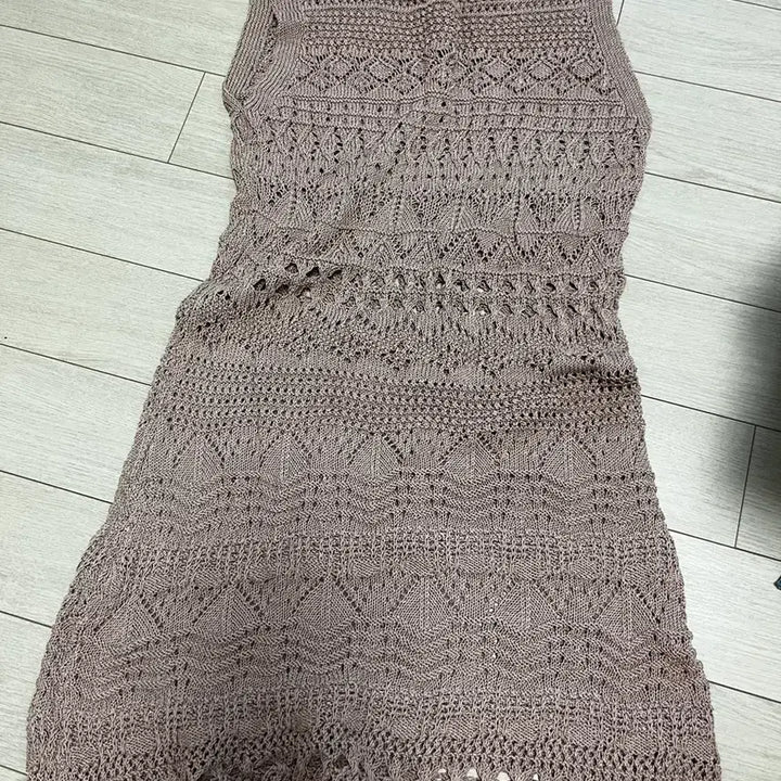 [BUNJANG] ZARA Layered Knit Long Dress / ZARA 자라 니트 레이어드 롱 원피스