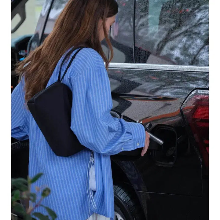 [BUNJANG] Low Classic Caramel Box Shoulder Bag / 로우클래식 가방 카라멜 박스 숄더백