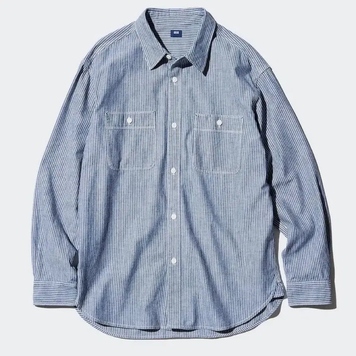 [BUNJANG] Uniqlo Hickory Workshirt (L) / 유니클로 히코리 워크셔츠(L)