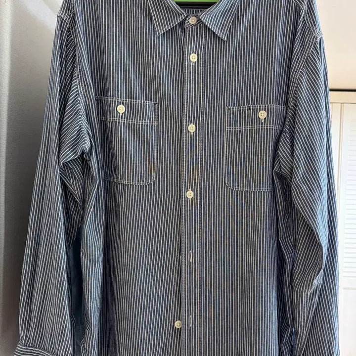 [BUNJANG] Uniqlo Hickory Workshirt (L) / 유니클로 히코리 워크셔츠(L)