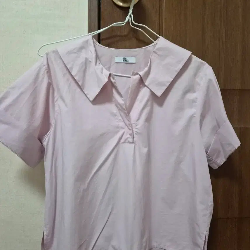 [BUNJANG] ISSUE NUMBER Light Purple Short Sleeve Blouse / ISSUE NUMBER 연보라 반팔 블라우스