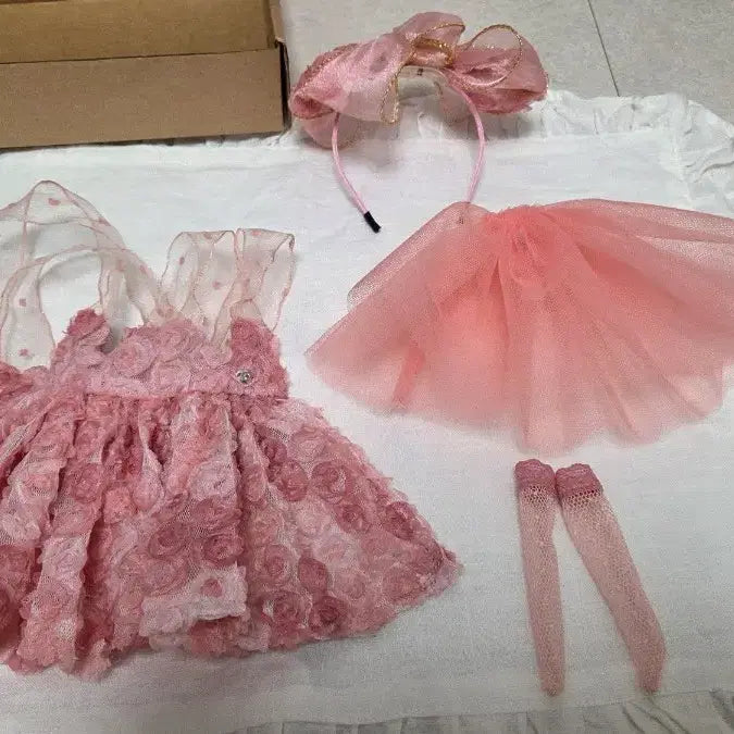 [BUNJANG] Blythe Rose Dress Set / 브라이스 장미 원피스